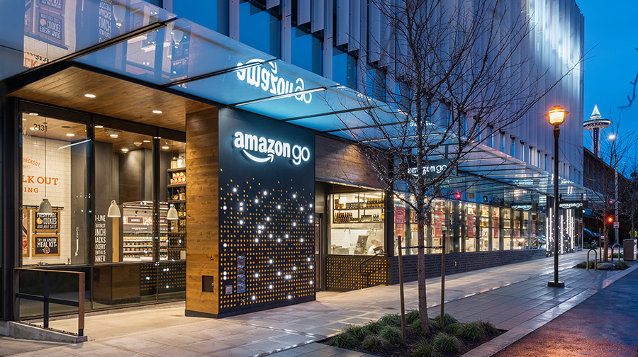 Amazon’s High-Tech Grocery Foray