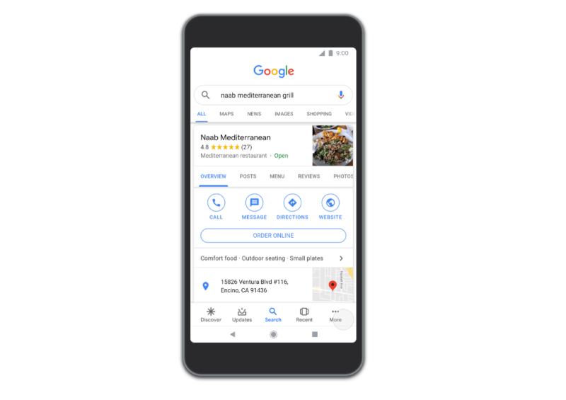 Google Adds “Order Delivery” Button, Will Late Adopters Follow?