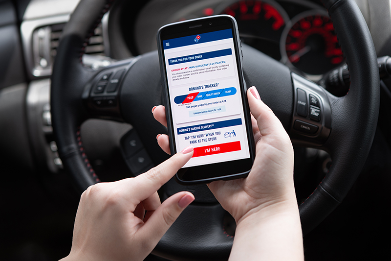 Domino’s Rolls Out “Carside” Contactless Carryout
