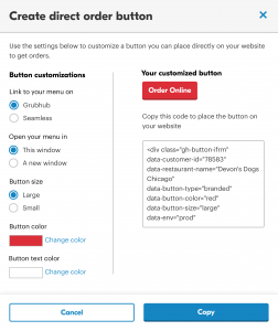 How to adjust or update Grubhub orders