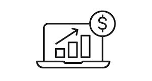 increasing bar graph showing growth