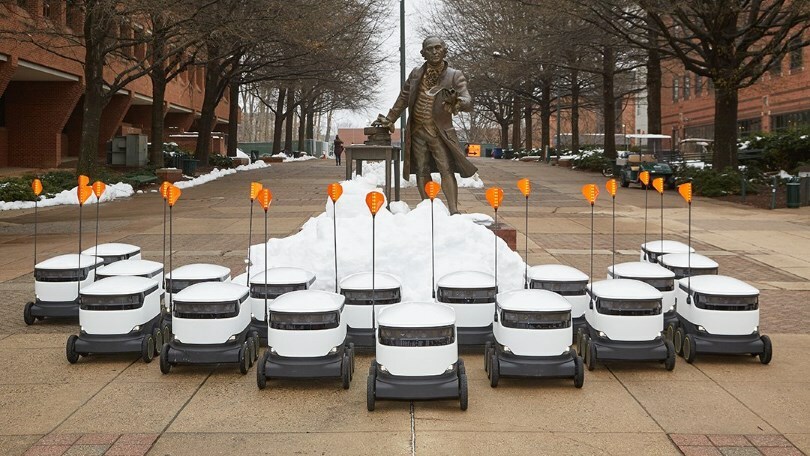 Starship Robots on a Roll: Orders up 72 Percent at George Mason University