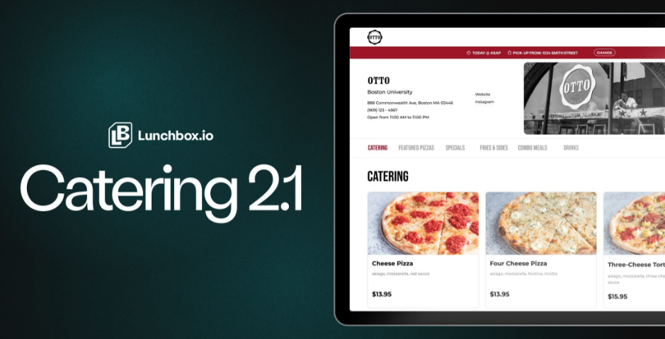 Lunchbox Unveils Catering Platform