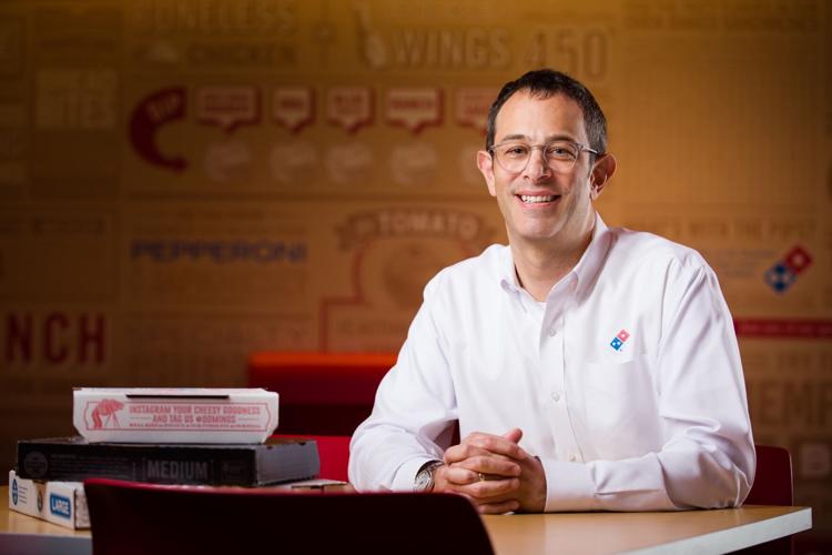 Russell Weiner will retire as CEO of Domino's Pizza in October and become executive chairman. He says the chain will introduce "a delicious new reason to come to Domino's" in Q3.